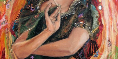 Krieg painting titled Impassioned Daance