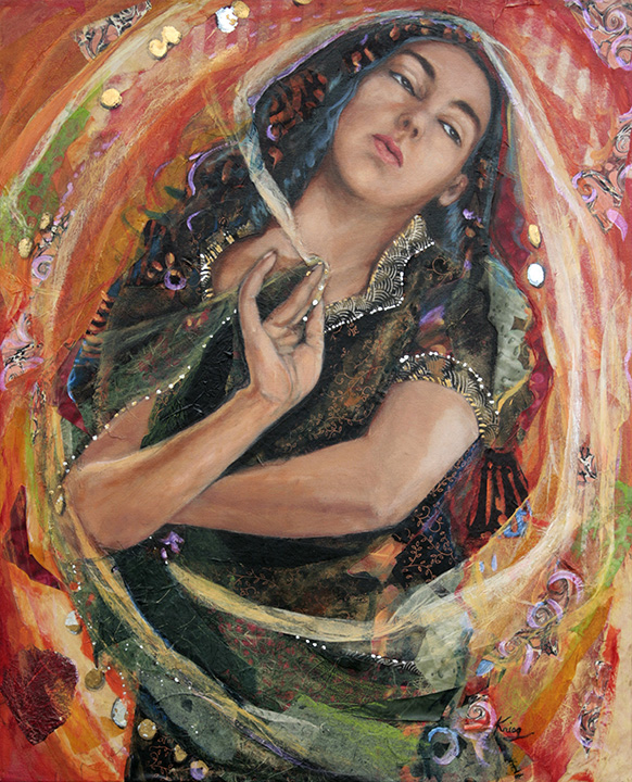 Krieg painting titled Impassioned Daance