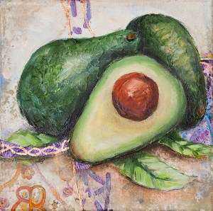 Painting of Avocado