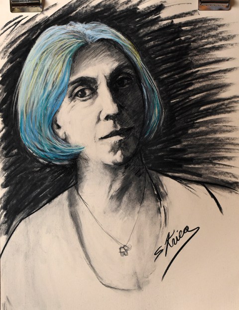 self portrait of Susan Krieg