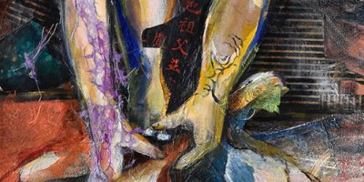 painting by Susan Krieg titled UPROOTED