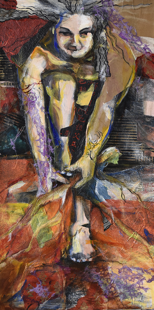 painting by Susan Krieg titled UPROOTED