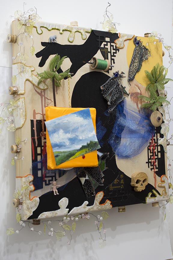 Same artwork photographed from left edge.