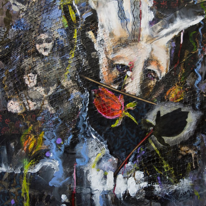 painting by Krieg titeled Releasing the Beast